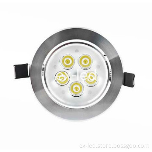Excellent New Design High Power 5W  Downlight  Lamps Sliver Surfac